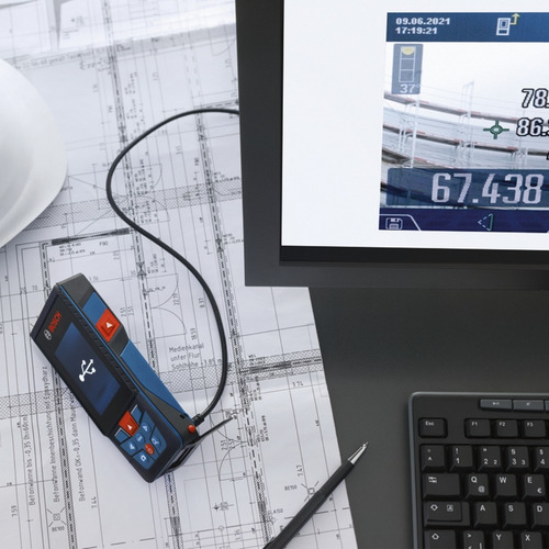 Cámara Bluetooth Trena Laser Bosch Glm 150 27 C Range 150 150 m