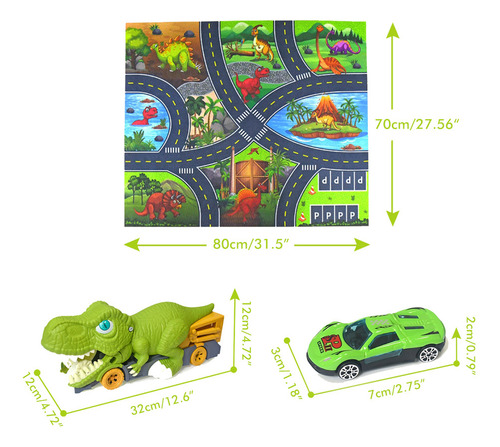 2025 Juego De Juguetes De Dinosaurio Para Niños, Tamaño