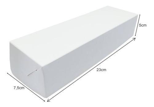 Imagen 5 de 5 de Caja P/ Alfajores Alf10 Con/sin Ventana X 100u Blanco Madera