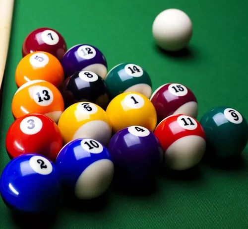 Bolas de sinuca bilhar snooker numeradas 16 peças western 