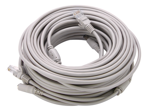 Cable Ethernet Cctv Rj45+dc 5m/10m/15m/20m P/cámaras Ip