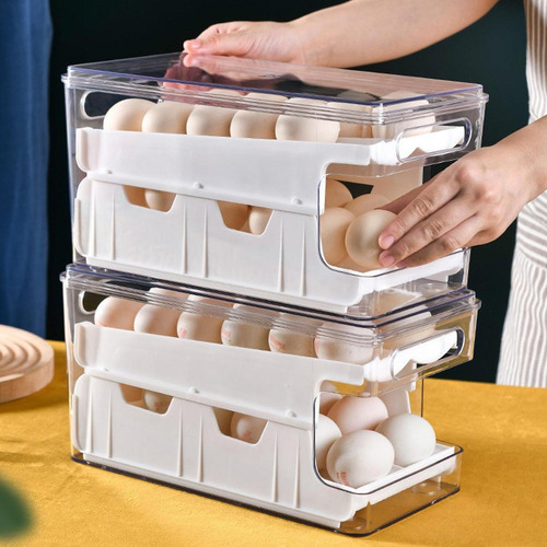 Soporte Para Huevos Para Nevera, Contenedor De