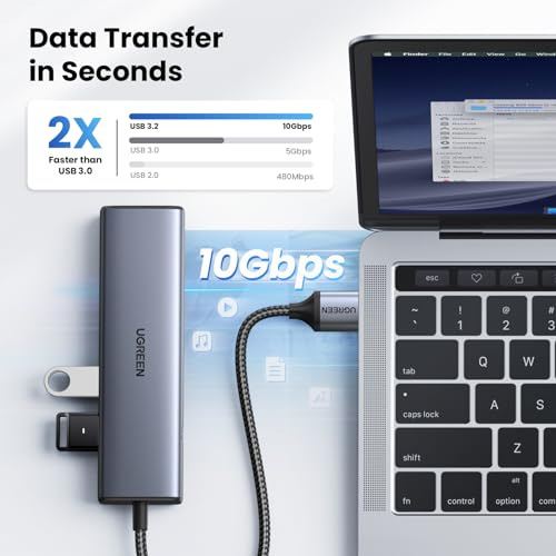 Ugreen Adaptador De Usb A Ethernet De 2.5gb Conjunto Con Hub