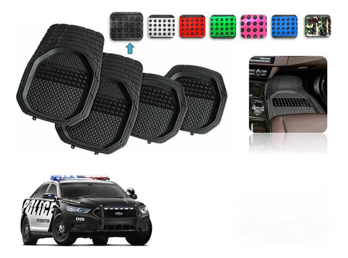 Tapetes 4pz Charola 3d Color Ford Police Interceptor 15 A 20