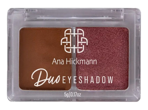 Ana Hickmann Paleta De Sombra Duo Eyeshadow Matte Cintilante Cor Da Sombra 04 Nude E Rosa