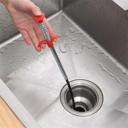 Limpiador De Caños Tuberías Flexible 60 Cm Fácil De Usar Ax®