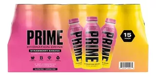 Prime Hydration Drink Energetica Strawberry Banana 15 Pz