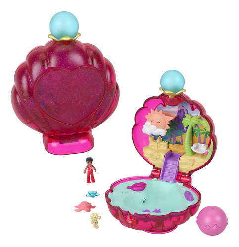 Polly Pocket Set De Juego Compacto De Conchita Bahía Mágica