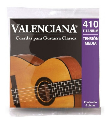 Jgo De Cuerdas Nylon La Valenciana Vags-410t