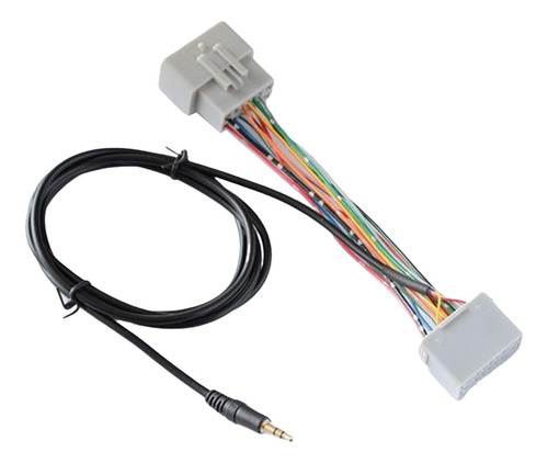 Coche Aux Cableado Aux En Adaptador Bluetooth Música Audio