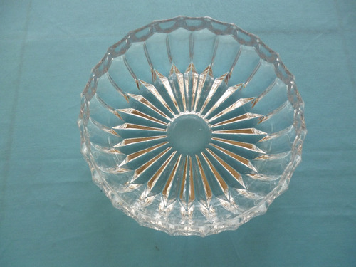 Bowl Cristal Tallado 17 Cm Diametro