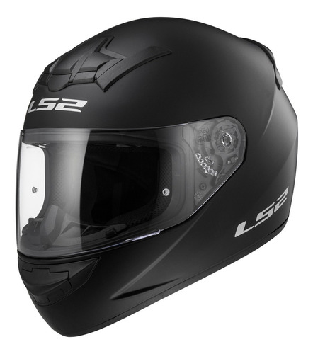 Casco Integral Ls2 Single Mono Ff352 Negro M Full Fas Motos