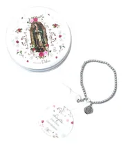 Comprar Pulsera Dalia Acero Quirúrgico Salve Regina Virgen Guadalupe