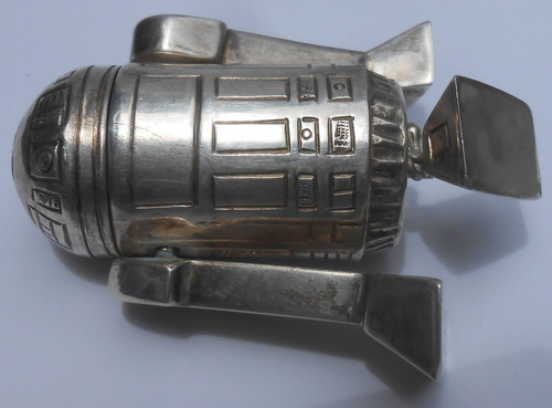 2 Figuras Star Wars Robot C-3po Y R2-d2 En Plata 925 (Usado)