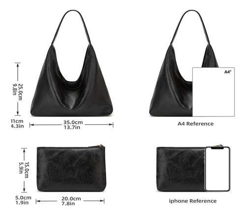 Bolso De Hombro Retro De Gran Capacidad, Moderno, Para Mujer