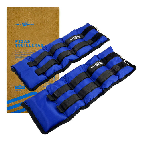 Kit 2 Pesas Tobilleras 2.25kg C/u Sportfitness Graduables