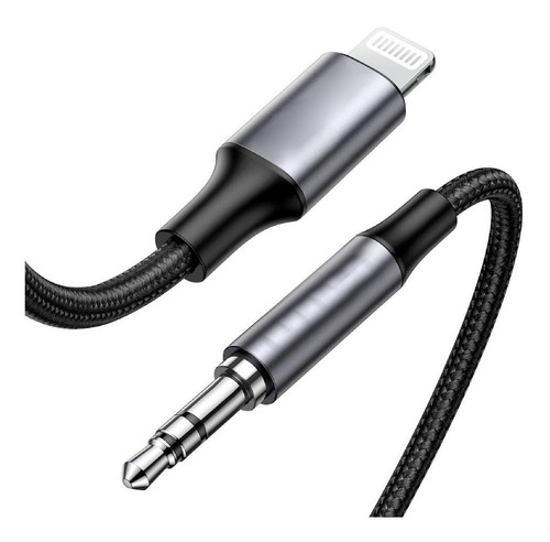 Imagen 1 de 10 de Cable Audio Miniplug 3.5mm Compatible iPhone iPad Calidad