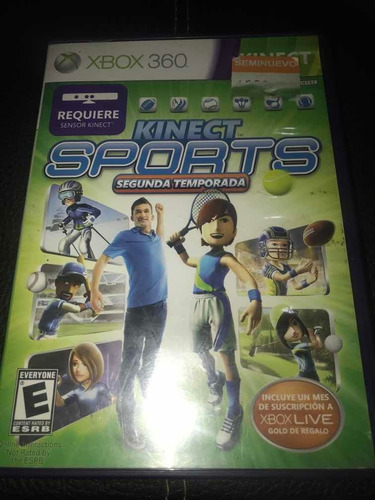 Videojuego Kinect Sports Segunda Temporada Para Xbox 360