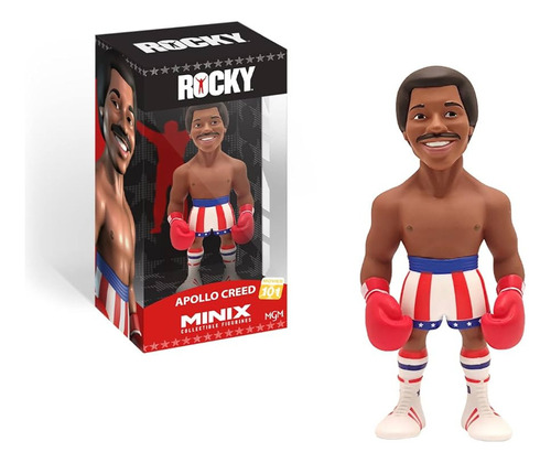 Figura Coleccionable Minix Movies 101 Rocky - Apollo - Dgl