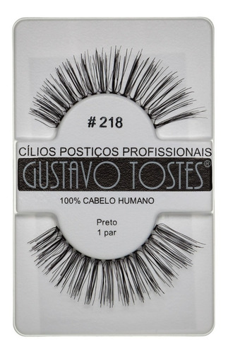 8 Cílios Postiços Naturais 100% Cabelo Humano Atacado