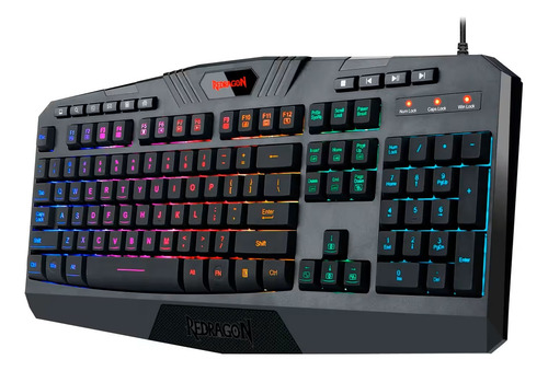Kit Gamer Redragon Teclado + Ráton M601 + Headset + Mousepad Negro Negro