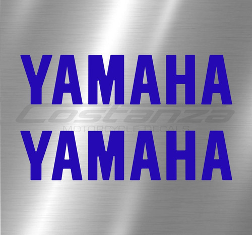 Calcos Letras Logo Yamaha Varias Medidas Y Colores
