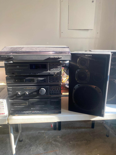 Tocadisco Completo Sony, Con Cassette Y Cd