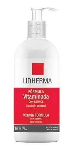 Imagen 1 de 1 de Lidherma Vitaminada Con Retinol Corporal Humectante Afirmant Tipo De Envase Tubo Con Dispenser