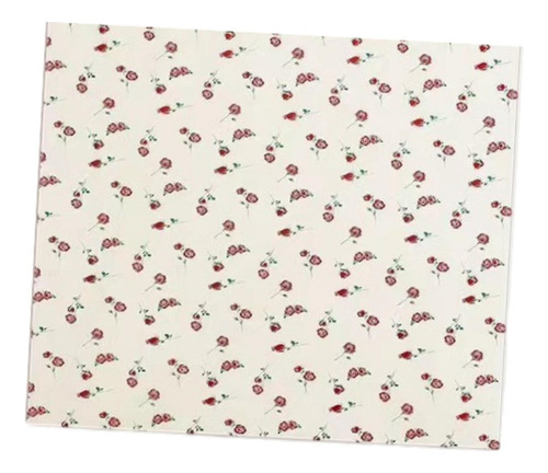 2025 Papel De Regalo Con Estampado De Rosas, Amarillo Rojo