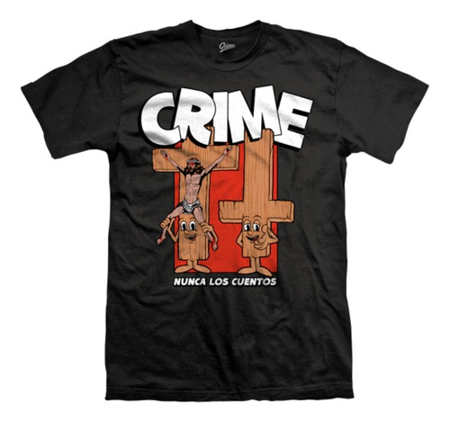 Remera Hombre Crime Nunca Los Cuentos