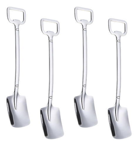 4 Cucharas Con Forma De , Cuchara Para Café, Té, Utensilio