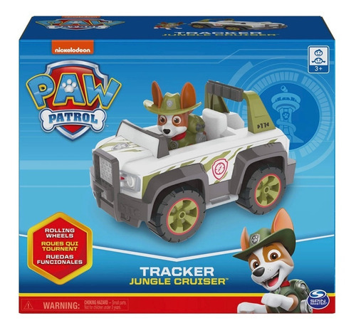 Paw Patrol Personaje Tracker Vehiculo De La Selva