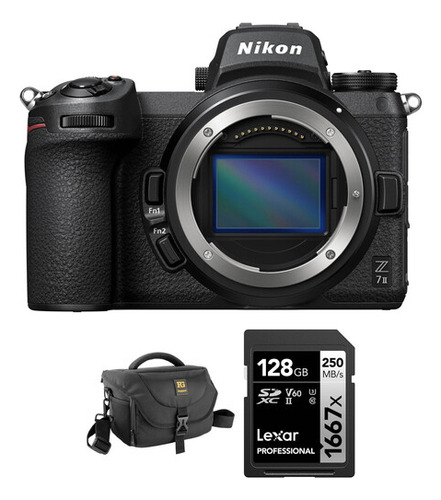 Kit Nikon Z7 Ii Cámara Sin Espejo Bolsa De Hombro Y Tarjeta