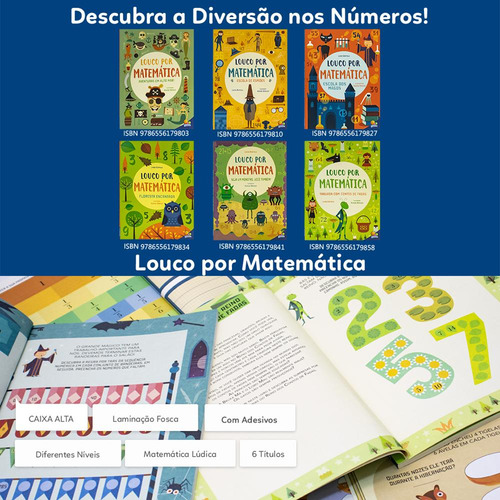 Louco Por Matemática: Aventuras Em Alto Mar!, De White Star S.r.l.. Editorial Todolivro, Capa Mole Em Português