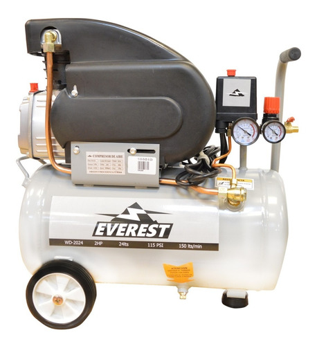 Motocompresor Everest 24 Lts 2hp Wd-2024