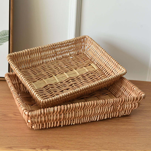 Cestas De Mimbre De Granja Cestas De Pan 30x20x6cm 30x20x6cm