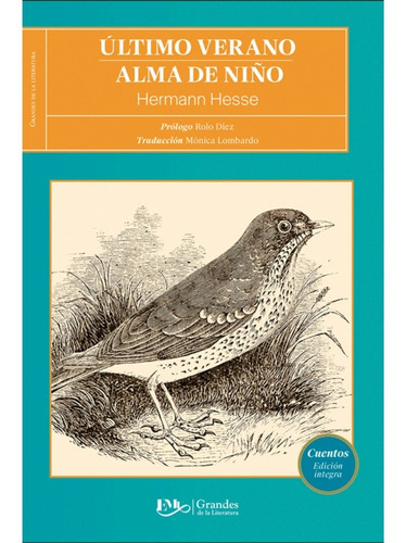 Ultimo Verano / Alma De Niño / Nuevo Y Original, De Hermann Hesse., Vol. 1. Editorial Emu, Tapa Blanda En Español, 2022