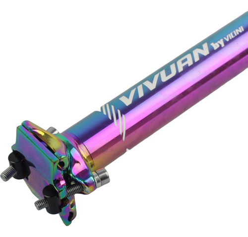 Canote Selim 31.6x400mm Vicinitech Micro Ajuste Alumínio Cor Camaleão
