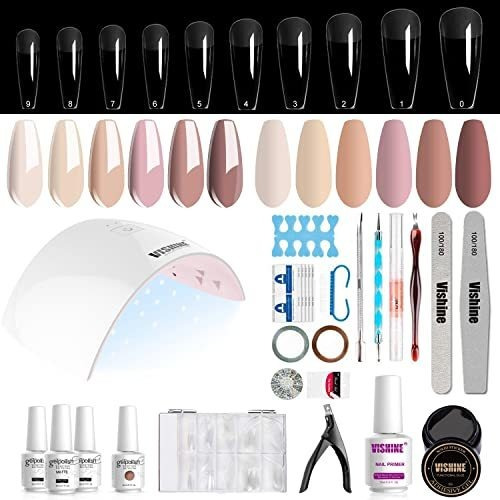 Kit Para Uñas En Gel Con Herramientas Basicas De Arte