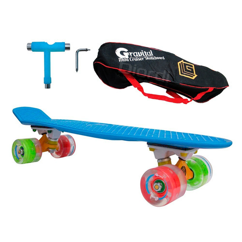 Skateboard Gravital Con Luces Td Lince