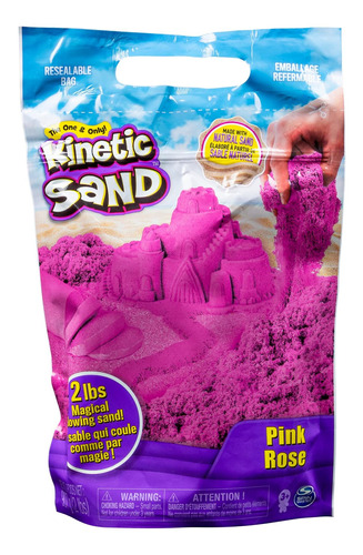 Kinetic Sand - La Original Arena Sensorial Moldeable, Rosa,