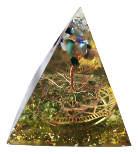 Pirámide De Orgonita Árbol De Vida