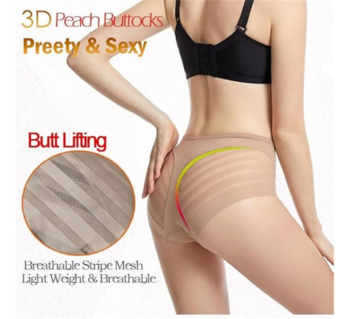 Tanga De Encaje A Rayas, Bragas Malla Transparente A Rayas
