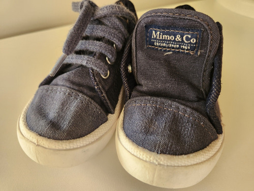 Zapatillas Mimo Bebé Azules Talle 21 Unisex