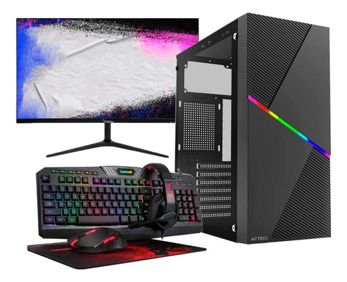 Pc Gamer Monitor 27 Kit Teclado Ryzen 3 3200g 8g 1tb C/wifi