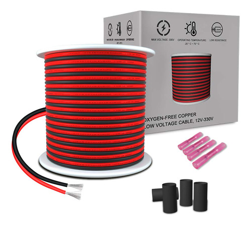 Aotoink 65.6ft 18awg Cable De Extensin De 18 Calibre Ga Cabl