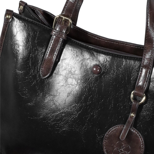 Bolsa Grande Chenson Cg83599 De Ombro Feminina Cor Preto