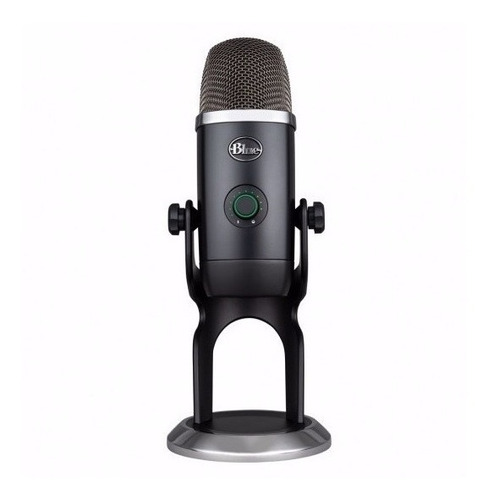 Micrófono Blue Yeti X Condensador Multipatrón Estéreo Negro