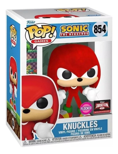 Funko Pop Sonic The Hedgehog Knuckles Flocked Target Con 854