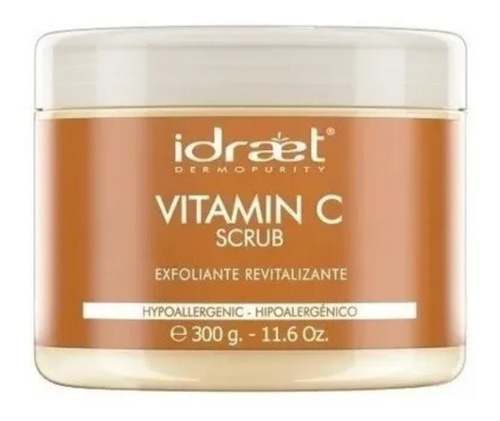 Idraet Vitamina C Scrub Exfoliante Revitalizante Luminosidad